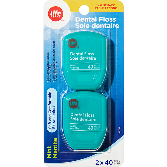Life Soie dentaire à la menthe 2 ea, 3,50 $/1ch
