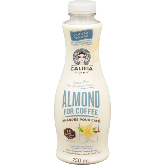Califia Farms Vanilla  Almond For Coffee 750 ml, $0.87/100ml