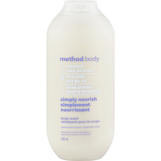 Method Nettoyant Corps Simplement Nourrissant 532 ml, 2,07 $/100ml