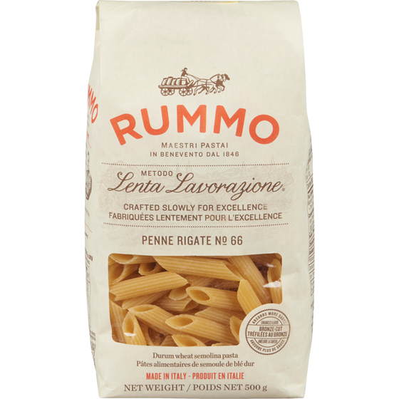 Rummo Durum Wheat Semolina Pasta Penne Rigate 500 g, $0.80/100g