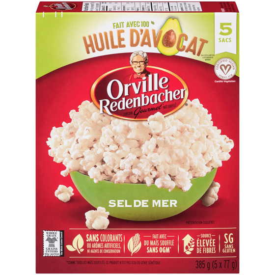 Orville Redenbacher’s Maïs soufflé au micro-ondes avec de l’huile d’avoca 385 g, 1,56 $/100g