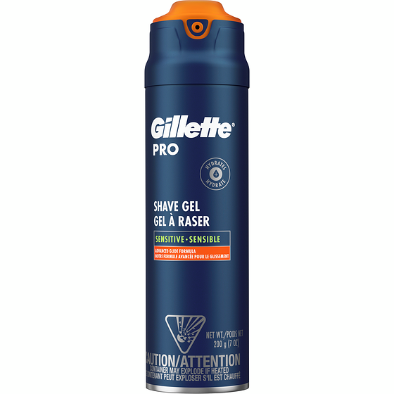 Gillette Fusion Sensitive Shaving Gel for Men, Shave Gel tects and Hydrates 198 g, $4.79/100g