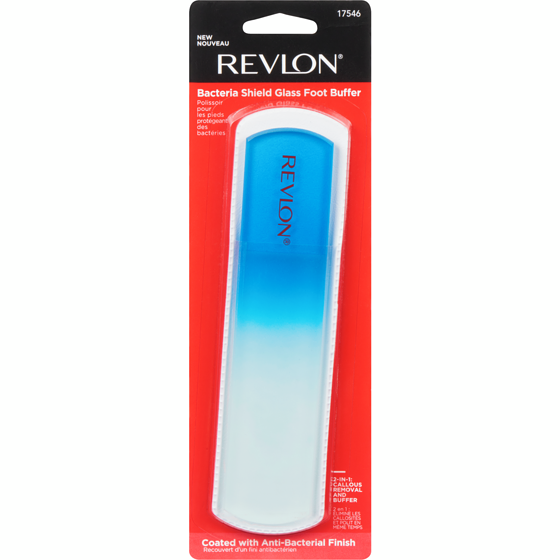 Revlon Bacteria Shield Glass Foot Buffer 1 ea, $22.00/1ea