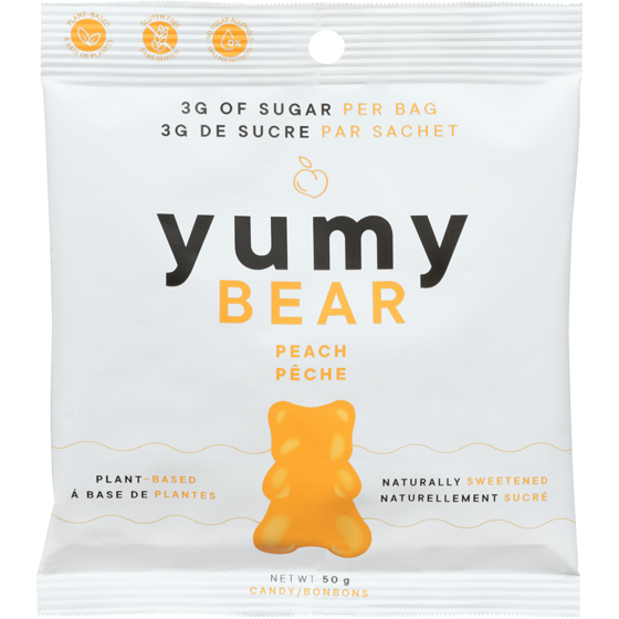 YUMY BEAR Candy Peach 50 g, $7.58/100g