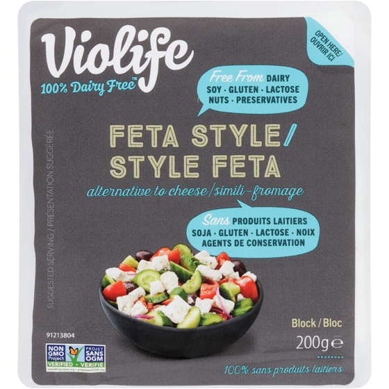 Violife Dairy Free Feta Cheese 200 g, $3.50/100g