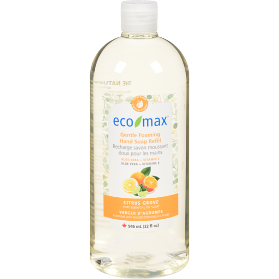 Eco-Max Citrus Grove Gentle Foaming Hand Soap Refill 946 ml, $0.90/100ml