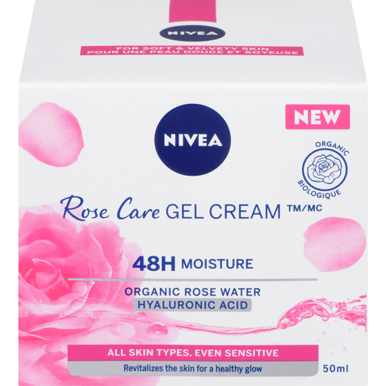 Nivea Rose Care Gel Cream All Skin Types, Even Sensitive Organic 50 ml, $27.98/100ml
