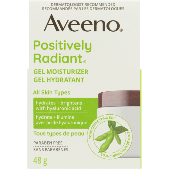 Aveeno Positively Radiant Facial Gel Moisturizer 48 g, $56.23/100g