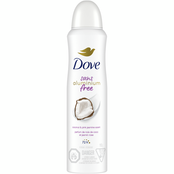 Dove Aluminum Free Deodorant Spray with Coconut & Pink Jasmine 113 g, $9.28/100g