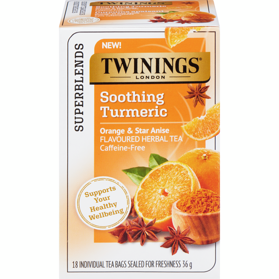Twinings Superblends Flavoured Herbal Tea Orange & Star Anise 18 ea, $0.50/1ea