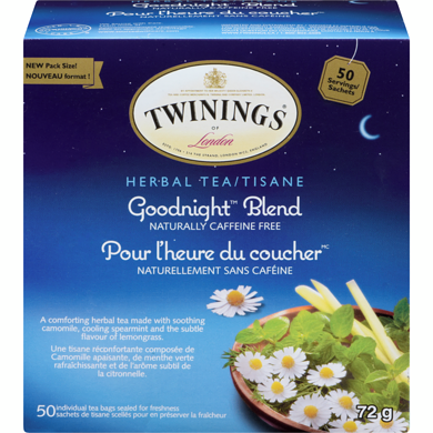 Twinings Herbal Tea Goodnight Blend 50 ea, $0.14/1ea