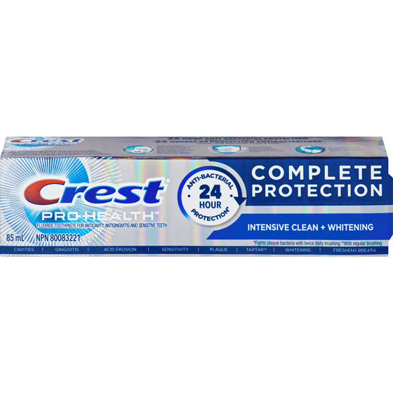 Crest Complete Protection Toothpaste 85 ml, $8.22/100ml
