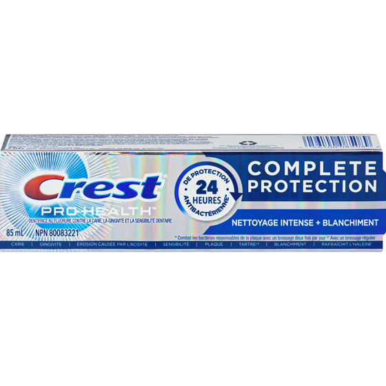 Crest Complete Protection dentifrice 85 ml, 8,22 $/100ml