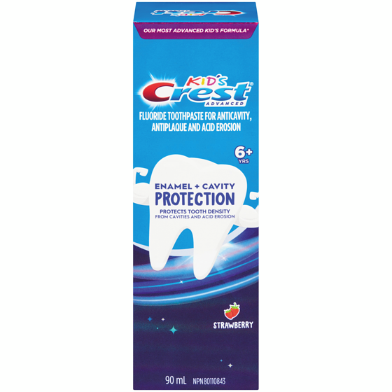Crest Kid's Toothpaste Advanced Enamel and Cavity Protection Strawberry 90 ml, $7.77/100ml