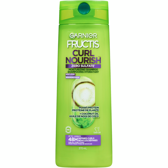 Garnier Curl Nourish Sulfate-Free Moisturizing Shampoo Elasto-Protein + Coconut Oil All Curl Types 370 ml, $1.48/100ml