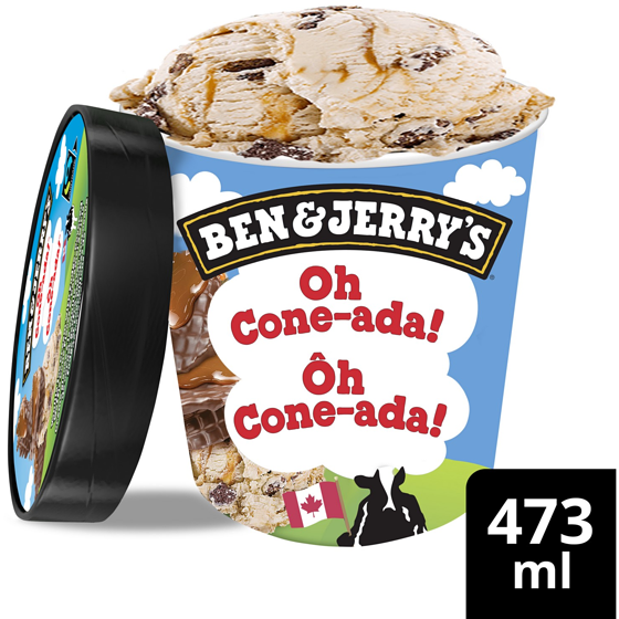 Ben & Jerry's Ice Cream Oh Cone-ada! Non-GMO  473 ml, $1.06/100ml