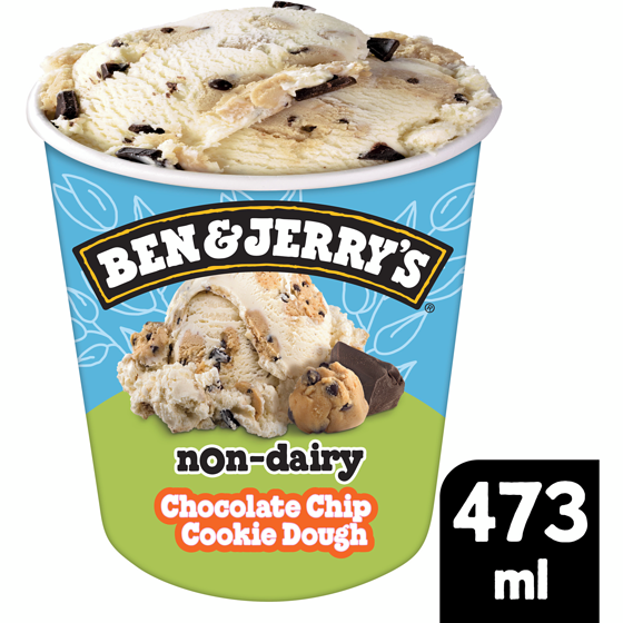 Ben & Jerry's Non-Dairy Chocolate Chip Cookie Dough Frozen Dessert 473 ml, $1.06/100ml