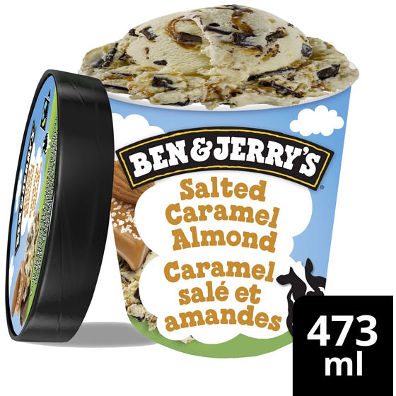 Ben & Jerry's Salted Caramel Almond Ice Cream  473 ml, $1.06/100ml