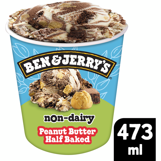 Ben & Jerry's Non-Dairy Peanut Butter Half Baked® Frozen Dessert 473 ml, $1.06/100ml