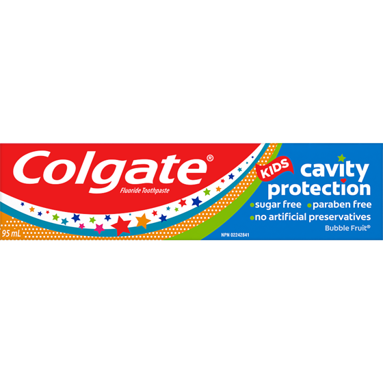 Colgate Kids Cavity Protection Toothpaste, Bubble Fruit Flavor 95 ml, $3.15/100ml