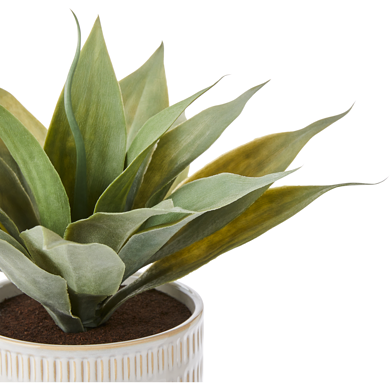 ソウラボAGAVE- [ Z ] ERO BOTANIZE PLA POT Life at Home Faux Agave Plant with Pot - 1 ea | Zehrs