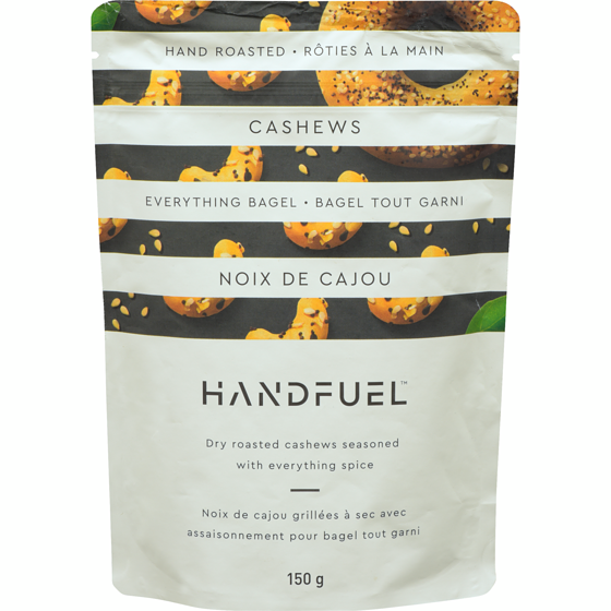 Handfuel Bagel Tout Garni Noix De Cajou 150 g, 4,66 $/100g