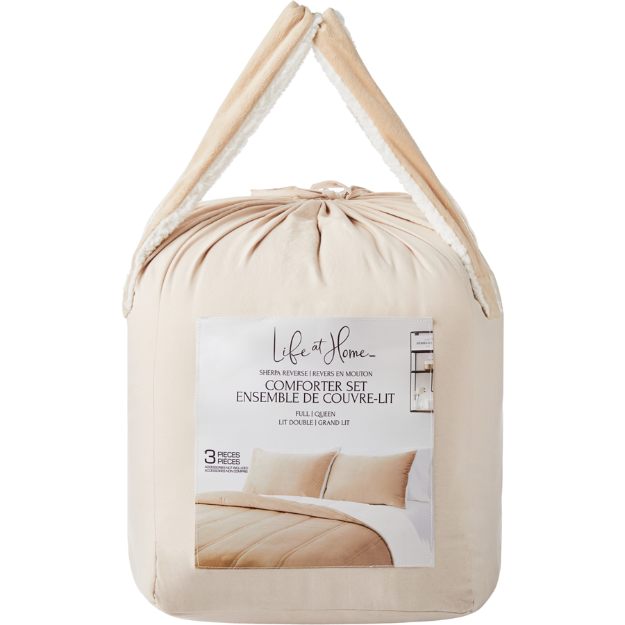 Sherpa Reverse Comforter Set 