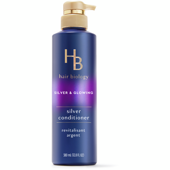 HB Hair Biology Silver and Glowing Purple Conditioner for Silver and Gray Hair 380 ml, $4.60/100ml