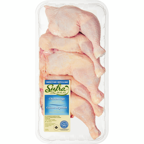 Sufra Back Attached Chicken Legs 1.6 kg, $0.94/100g