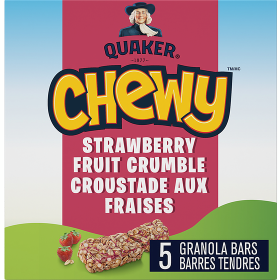 Quaker Chewy Barres tendres Croustade aux fraises 120 g, 2,08 $/100g