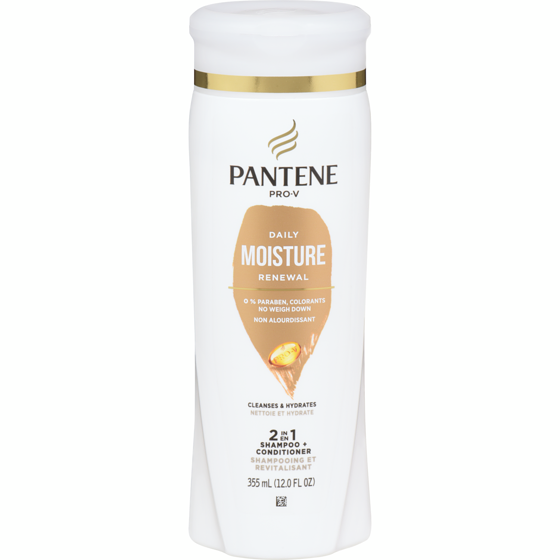 Pantene Shampooing et revitalisant 2en1 PRO-V Daily Moisture Renewal 355 ml, 1,69 $/100ml