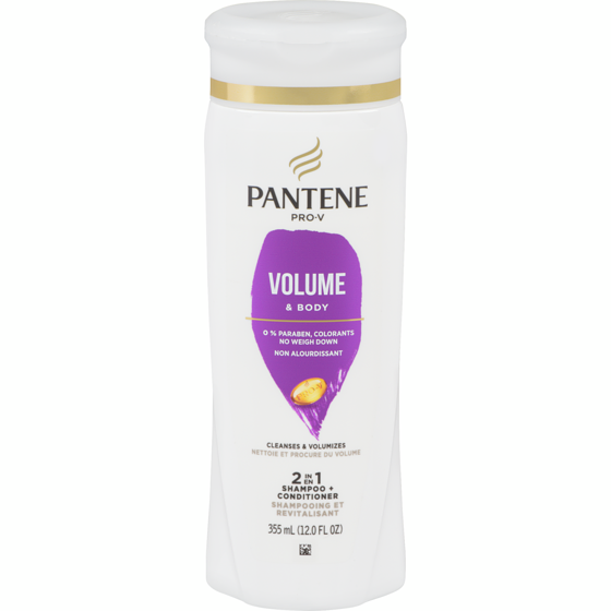 Pantene PRO-V Volume & Body 2in1 Shampoo + Conditioner 355 ml, $1.97/100ml