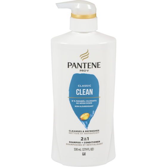 Pantene PRO-V Classic Clean 2in1 Shampoo + Conditioner 530 ml, $1.70/100ml
