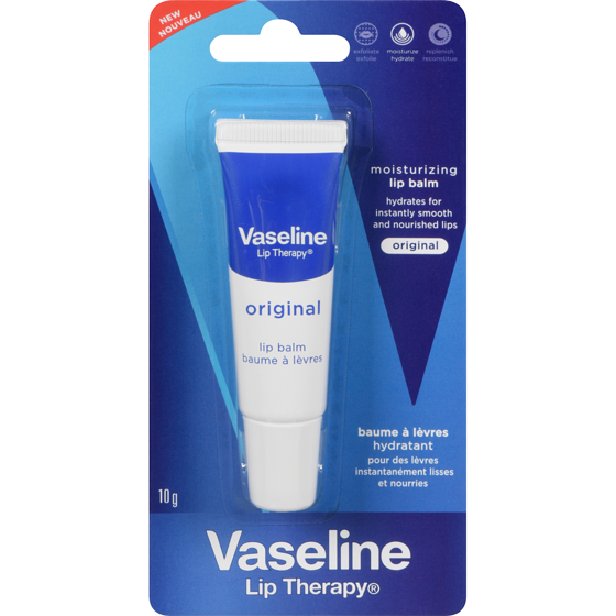 Vaseline Lip therapy baume à lèvres hydratant original 10 g, 59,90 $/100g
