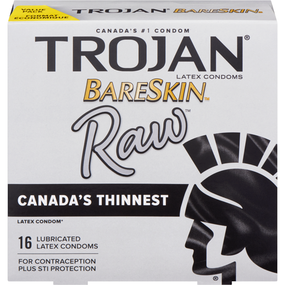 Trojan Bareskin Raw Latex Condoms Value Pack 16 ea, $1.43/1ea