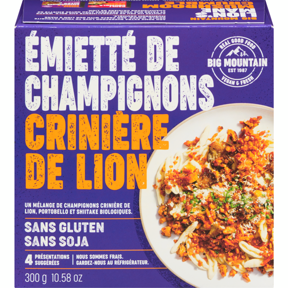 Big Mountain Émietté De Champignons Crinière De Lion 300 g, 2,66 $/100g