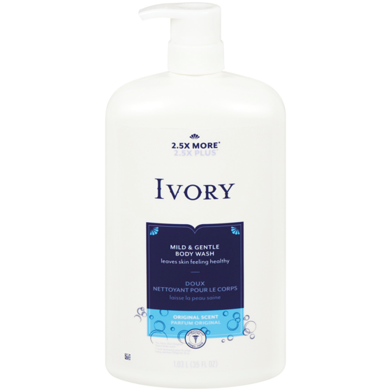 Ivory Body Wash Original 1035 ml, $0.75/100ml