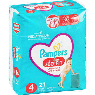 Pampers Cruisers 360 Diapers Size 21 Count 21 ea Real