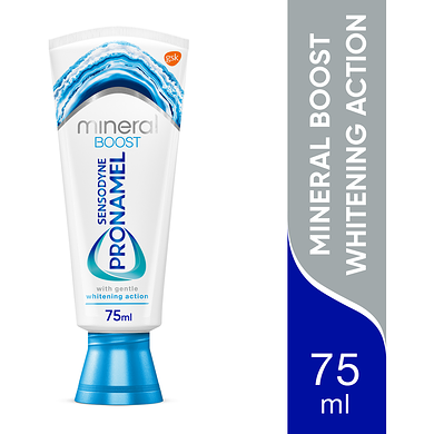 Sensodyne Mineral Boost Whitening Toothpaste 75 ml, $9.32/100ml
