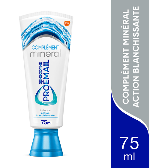 Sensodyne Complément Minéral À Douce Action Blanchissante 75 ml, 9,32 $/100ml