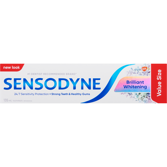 Sensodyne Blanchissant Éclatant (Dentifrice) 135 ml, 5,92 $/100ml
