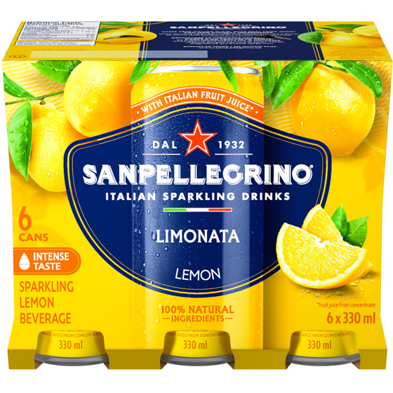 SanPellegrino Boisson pétillante aux fruits italienne Limonata 6x330.0 ml, 0,35 $/100ml