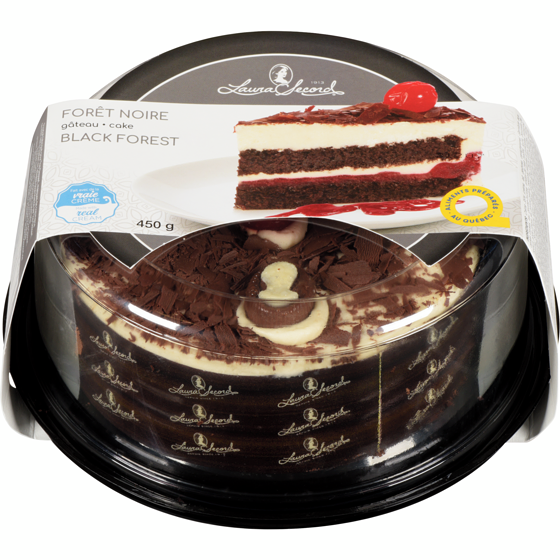 LAURA SECORD Cake Black Forest 550 g, $3.09/100g