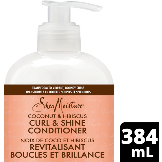 Shea Moisture Curl & Shine Conditioner with Coconut & Hibiscus 384 ml, $4.42/100ml
