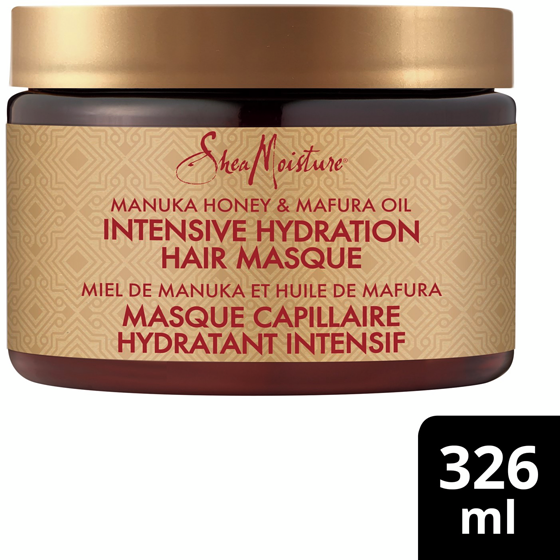 Shea Moisture Masque capillaire hydratation intense au miel de Manuka 326 g, 5,21 $/100g
