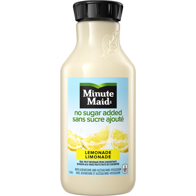 Minute Maid Zero Sugar Lemonade Bottle 1.54 l, $0.26/100ml