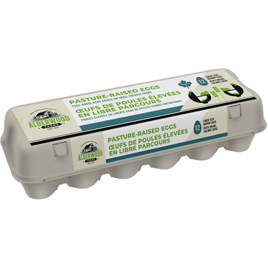 Alderwood Farms Pasture-Raised Eggs, Extra Large 12 ea, $0.83/1ea