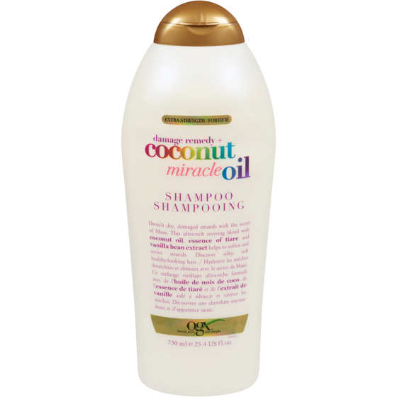 Ogx Extra Strength Damage Remedy + Coconut Miracle Oil Shampoo 750 ml, $2.47/100ml