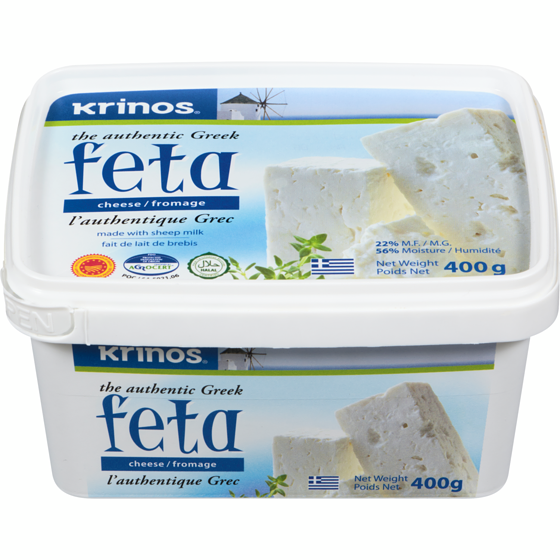 Krinos Feta 22% M.F. Cheese 400 g, $3.75/100g