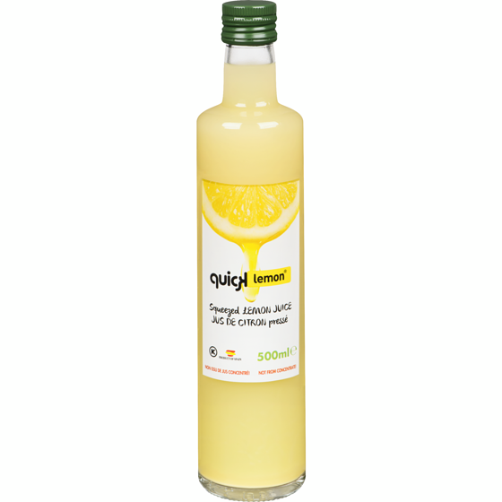 Quick Lemon Squeezed Lemon Juice 500 ml, $1.16/100ml
